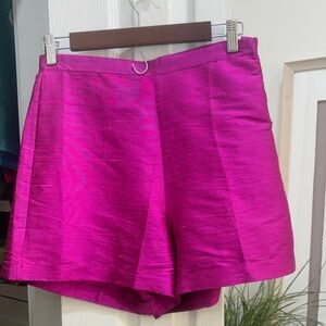 NWOT Julia Amory Silk Dupioni Kelly Shorts